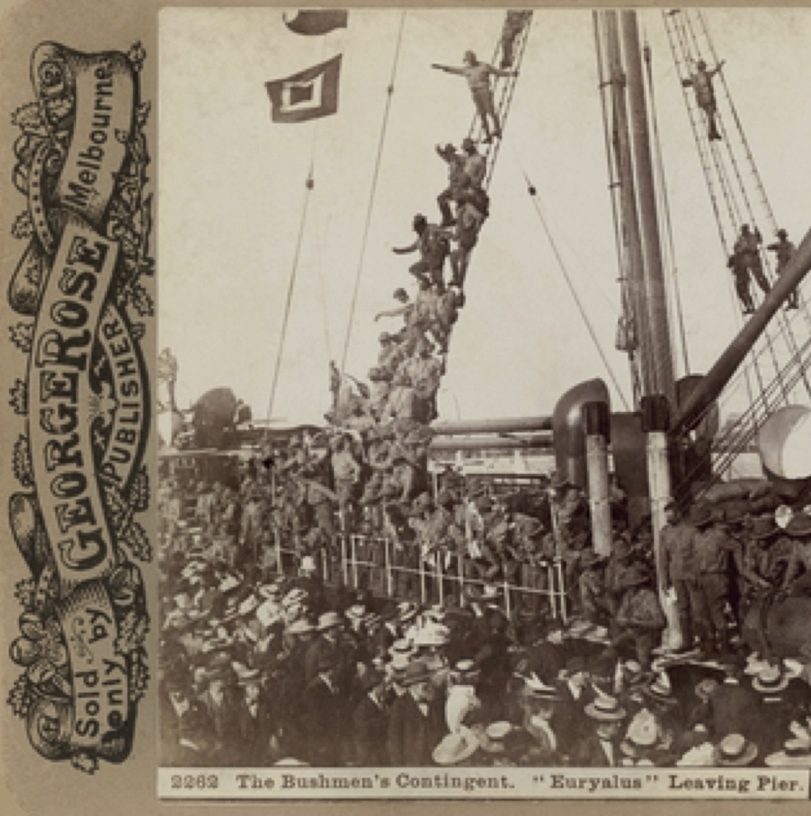 The “Euryalus” Leaving Victoria, Australia for South Africa